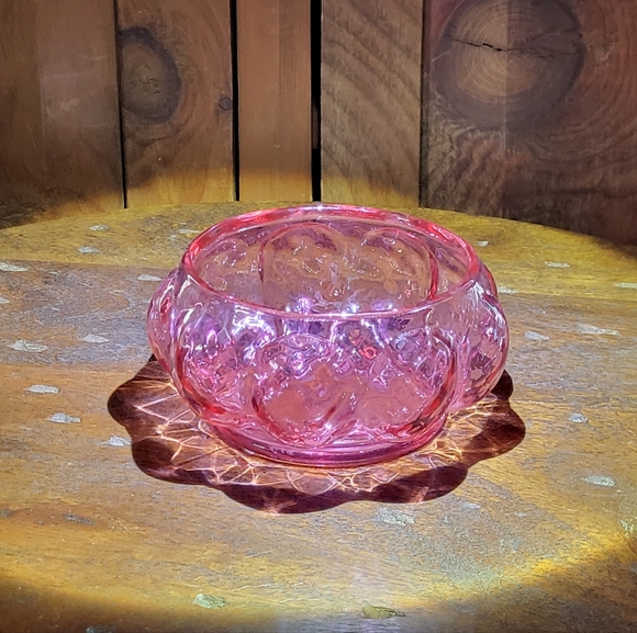 Fenton Other - Elegant Pink Glass Bowl